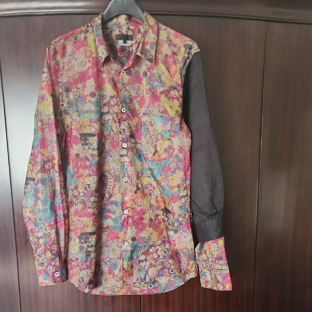 Comme des Garcons Multicolor Casual Button Down Shirt